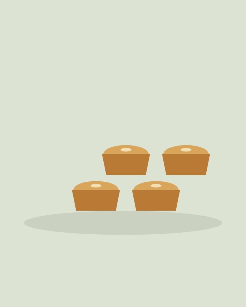 Financiers de almendra