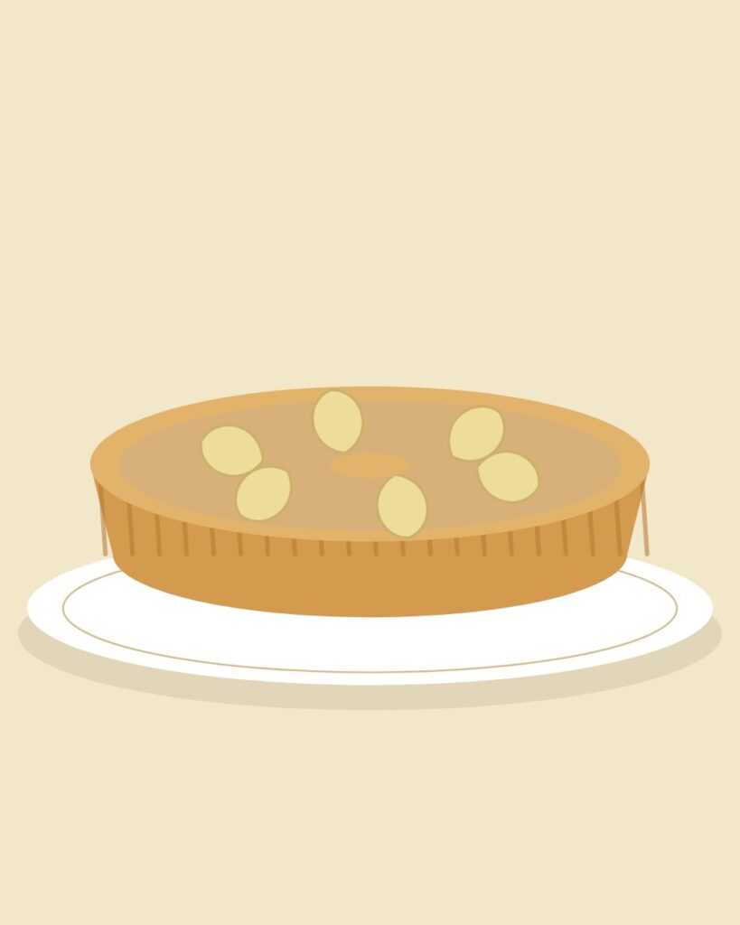 Tarta de pera Bourdaloue