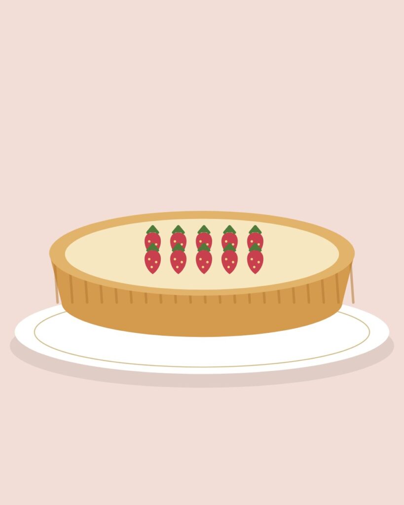 Tarta de fresas